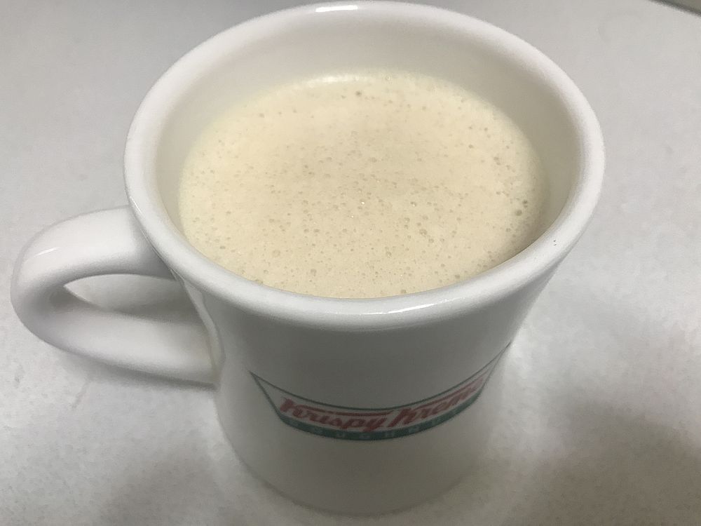 泡立て器で作ったコーヒー