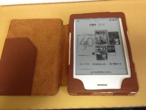 kobo Touch専用レザーケース　500円ポッキリ送料無料でコスパ最高！